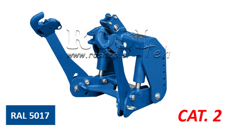 LEVANTE HIDRÁULICO FRONTAL UNIVERSAL CAT. 2 1500KG - AZUL (RAL 5017)
