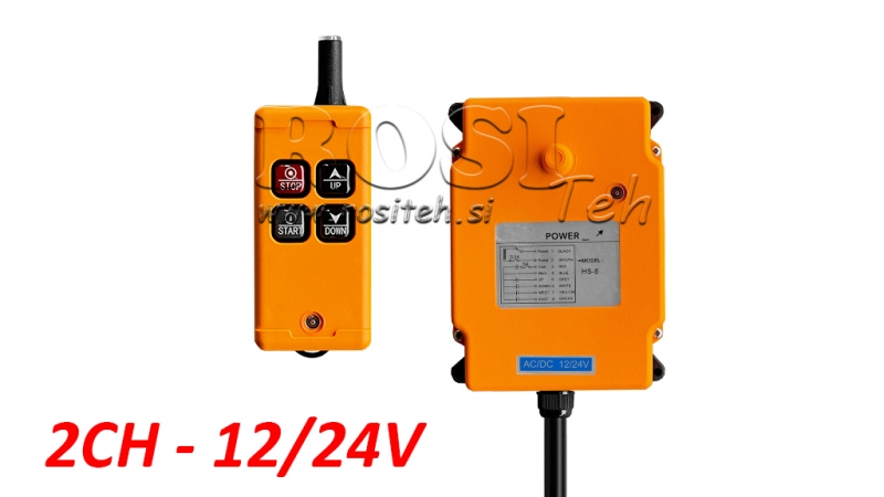 CONTROLADOR DE RÁDIO 2CH - 12/24V