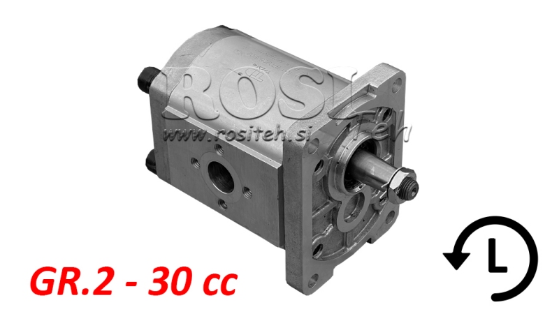 BOMBA HIDRÁULICA GR.2 30 CC ESQUERDA - FLANGES