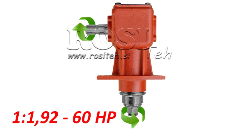 CAIXA DE CÂMBIO ANGULAR LF-140J 1:1.92 (60HP-44KW)