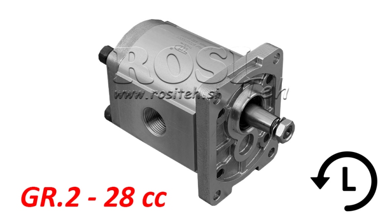 BOMBA HIDRÁULICA GR.2 28 CC ESQUERDA - ROSCA
