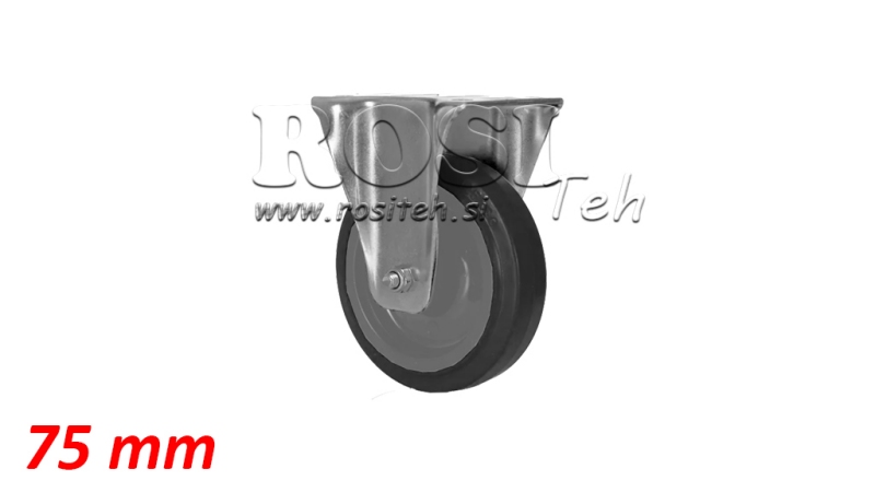 RODA 75mm COM BASE FIXA