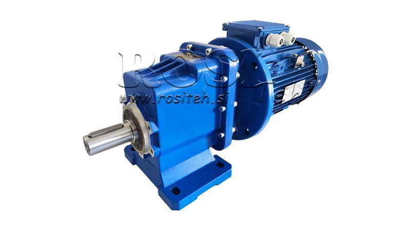 MOTOR ELÉTRICO 1Fase 3.0kW COM REDUTOR ERC04 MS100 56rpm