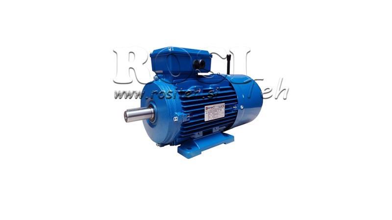 1.1kW-MOTOR ELÉTRICO COM FREIO MSH 80 3-4_1390rpm 3Fases pés-B3