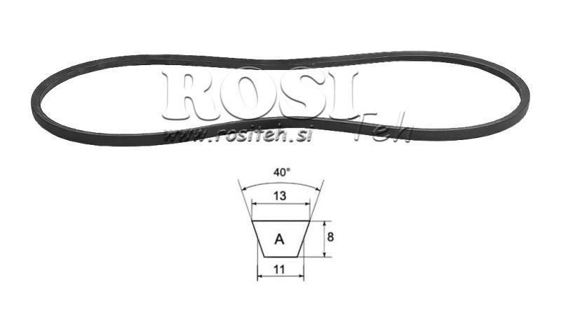 CORREIA V-BELT A29 -13mm comprimento 737mm