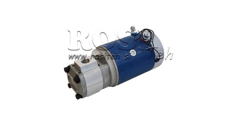 MONTAGEM DE BOMBA HIDRÁULICA GR.1 MOTOR ELÉTRICO 24V