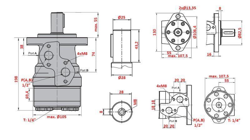 HIDROMOTOR MR 400
