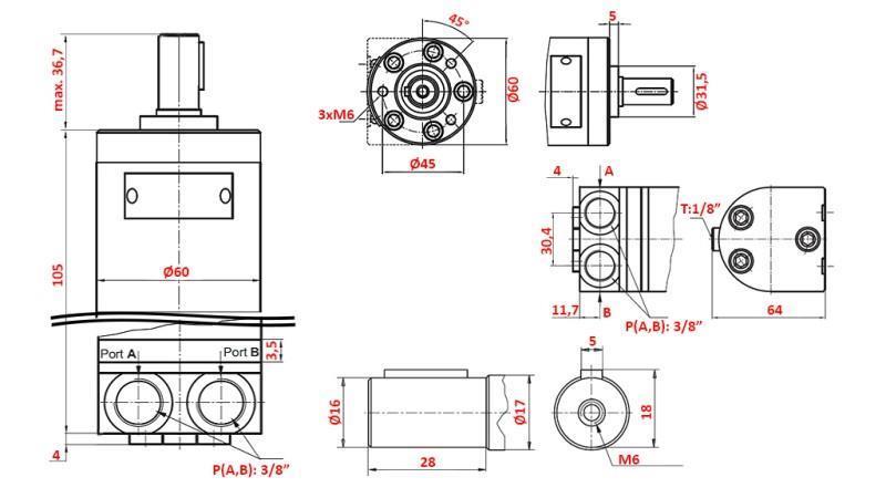 HIDROMOTOR MM 8 -lateral