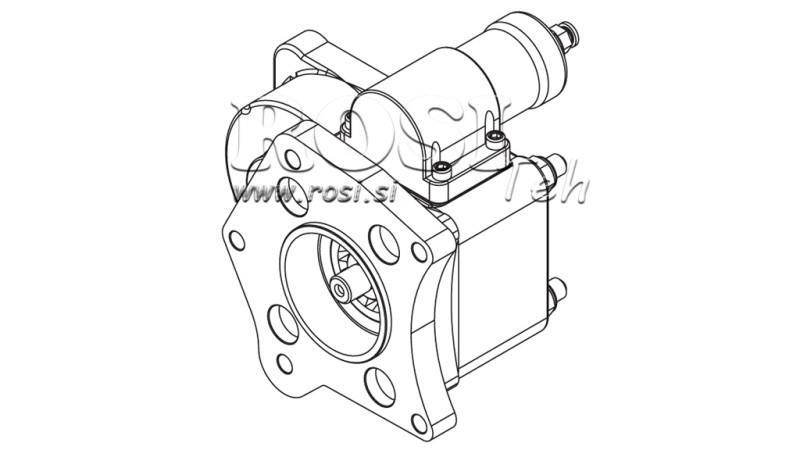 SAÍDA PARA BOMBA HIDRÁULICA - MERCEDES 352-2