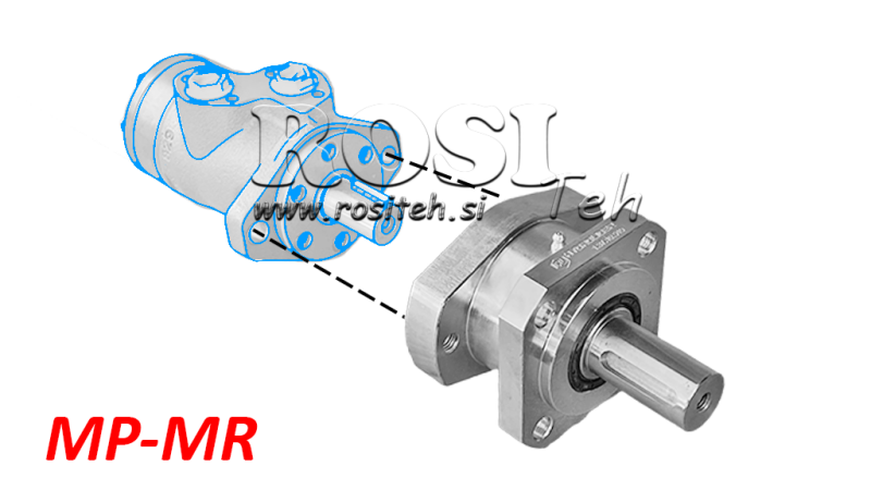 FLANGE DE ROLAMENTO PARA MOTOR HIDRÁULICO MP-MR