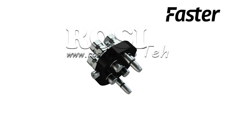 ACOPLAMENTO MULTI-FASTER 4 VIAS BSP 3/8 PARTE MÓVEL