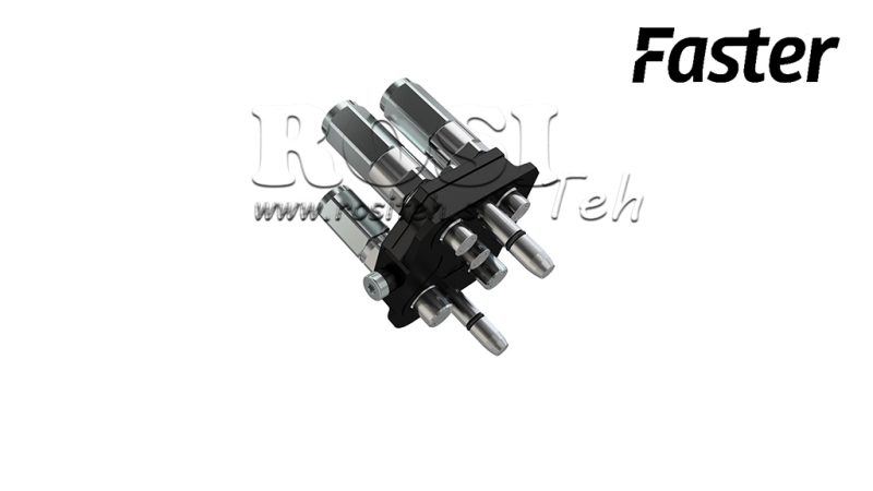 ACOPLAMENTO MULTI-FASTER 5VIAS BSP 3×1/4 2×3/8 PARTE MÓVEL