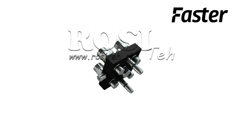 ACOPLAMENTO MULTI-FASTER FENDT 5VIAS BSP 4×3/8 1×1/2 PARTE MÓVEL