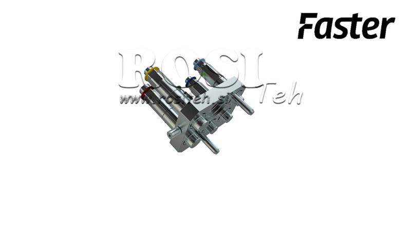ACOPLAMENTO MULTI-FASTER 3PLV 5VIAS BSP 3×3/8 2×9/16 PARTE MÓVEL