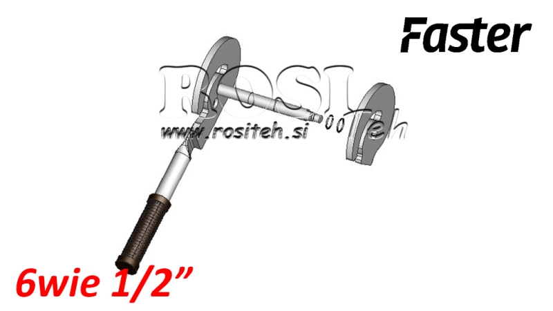 ALAVANCA PARA MULTI-FASTER 6VIAS 1/2 PARTE FIXA