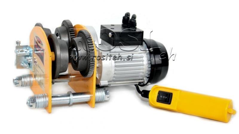 ACIONAMENTO ELÉTRICO PARA CARRO DE ELEVAÇÃO INDUSTRIAL DWI 1 T