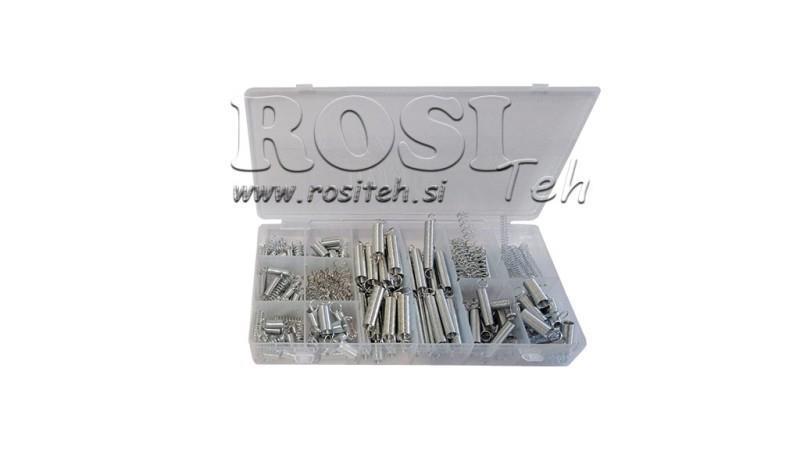 CONJUNTO DE MOLAS DE EMPURRAR E TENSIONAR (200 pcs)
