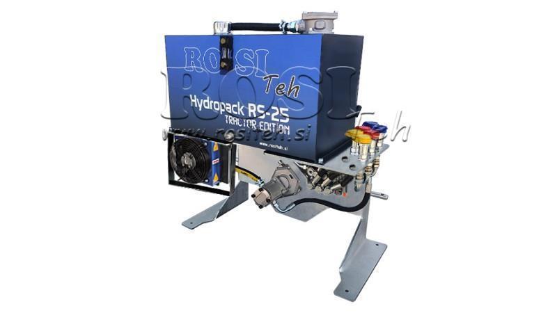 AGREGADO HIDRÁULICO DE TRACTOR CAPACIDADE 100lit FLUXO 53lit/min 3XP80 - COM RESFRIADOR DE ÓLEO