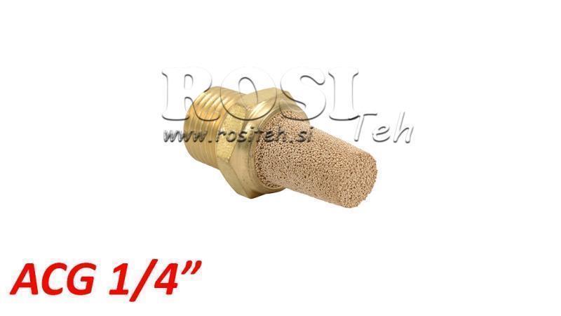 MUFLE PNEUMÁTICO FEITO DE LATÃO ACG 014 ALTO