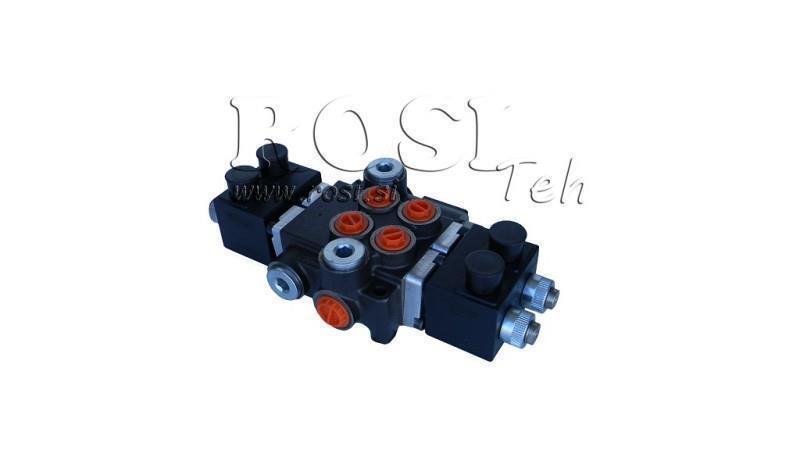 VÁLVULA HIDRÁULICA 2xZ50 12V DC