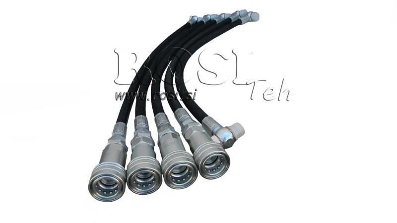 CONJUNTO DE MANGUEIRAS HIDRÁULICAS PARA VÁLVULA IMT 625