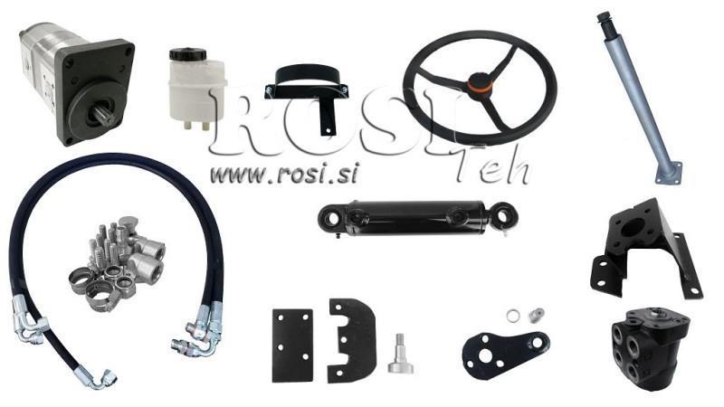 CONJUNTO DE DIREÇÃO HIDRÁULICA HIDROSTÁTICA SAME AURORA 4RM