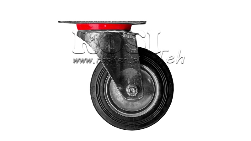 RODA 100mm COM BASE GIRATÓRIA