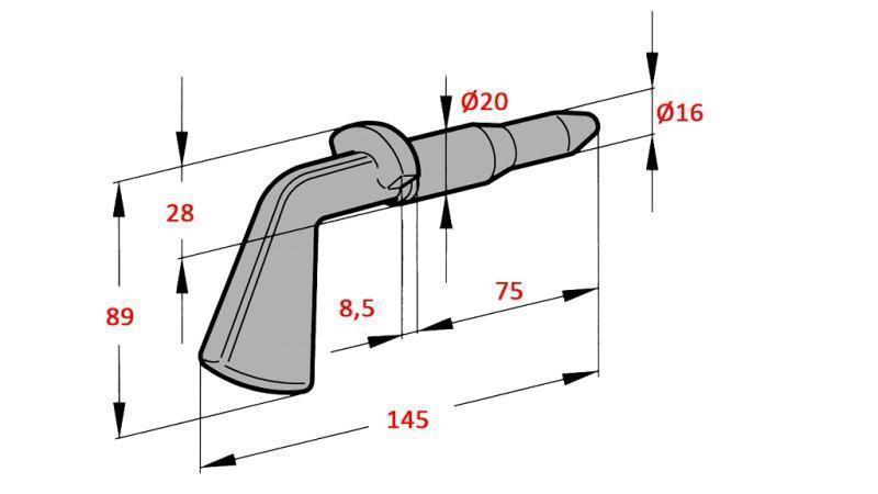CALÇO FI18-22 PARA SUPORTE DE CAMINHÃO BASCULANTE