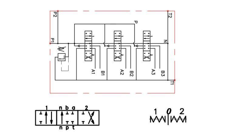 VÁLVULA HIDRÁULICA 3xPC70