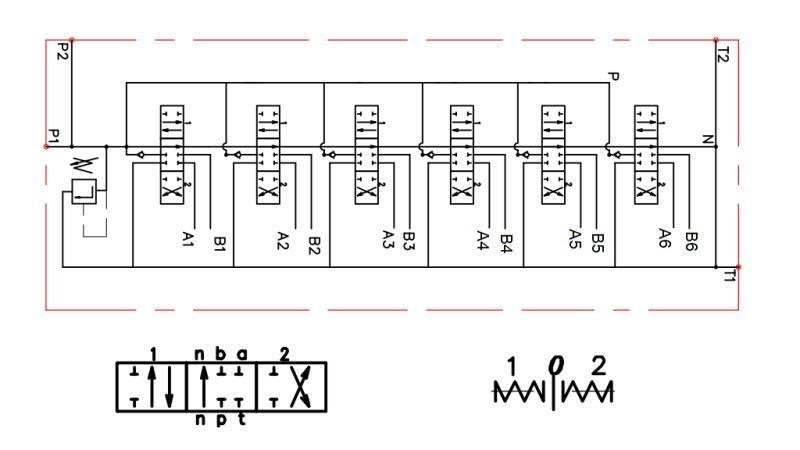 VÁLVULA HIDRÁULICA 6xPC70