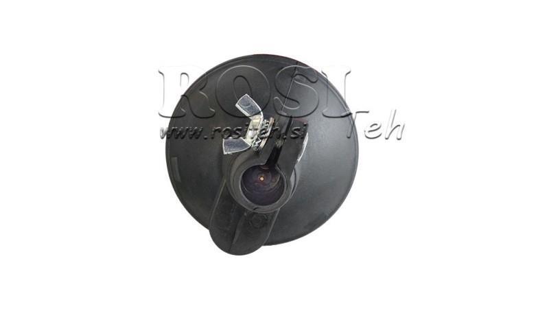 LUZ ROTATIVA 12 V FLEXÍVEL COM CÚPULA DE POLICARBONATO