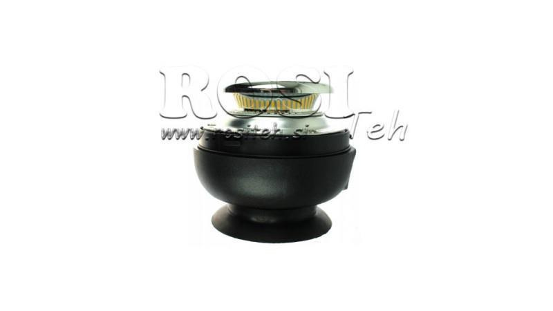 LÂMPADA MAGNÉTICA ROTATIVA LED - FUNCIONA COM BATERIA