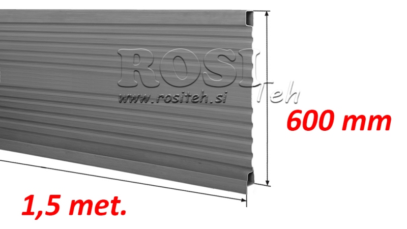PÁGINA PARA CARROÇA DE DESCARGA 1,5 MET. - ALTURA 600 mm