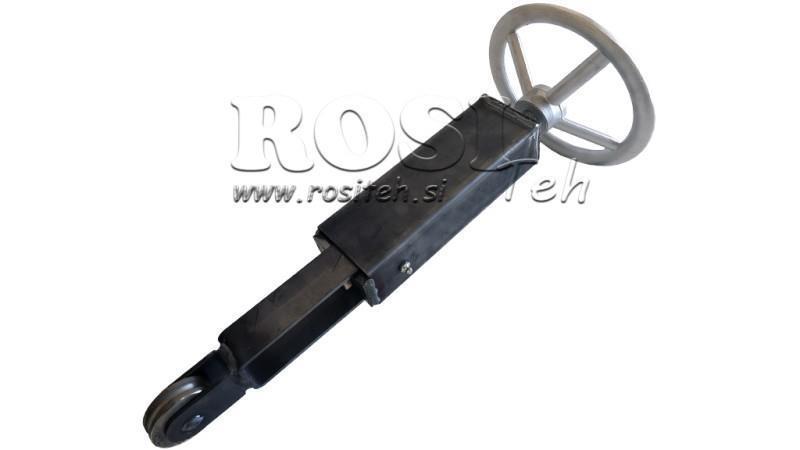 TENSOR PARA CABO COM RODA PARA FREIO MANUAL DE REBOQUE COM POLIA