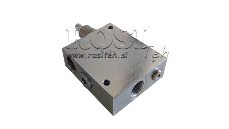 VÁLVULA DE DUPLA VELOCIDADE CUBE HI-LO VRSP V1230 95lit - 350bar