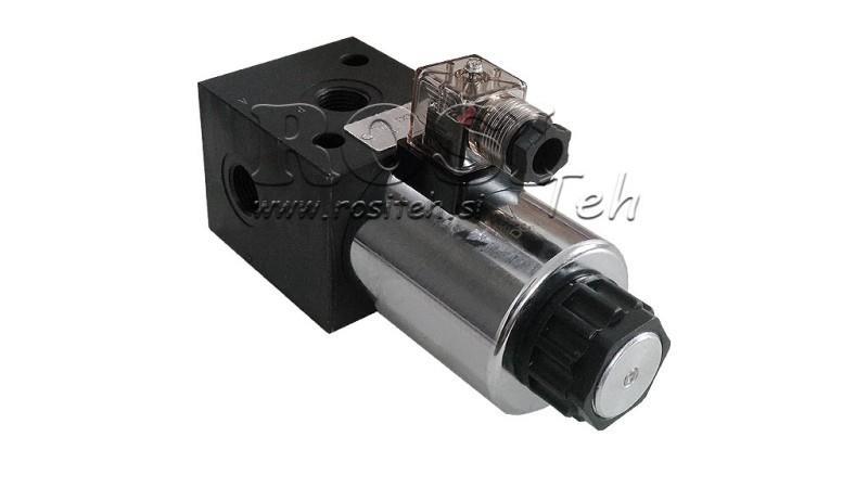 VÁLVULA 3-VIAS 1/2 24V - 80lit
