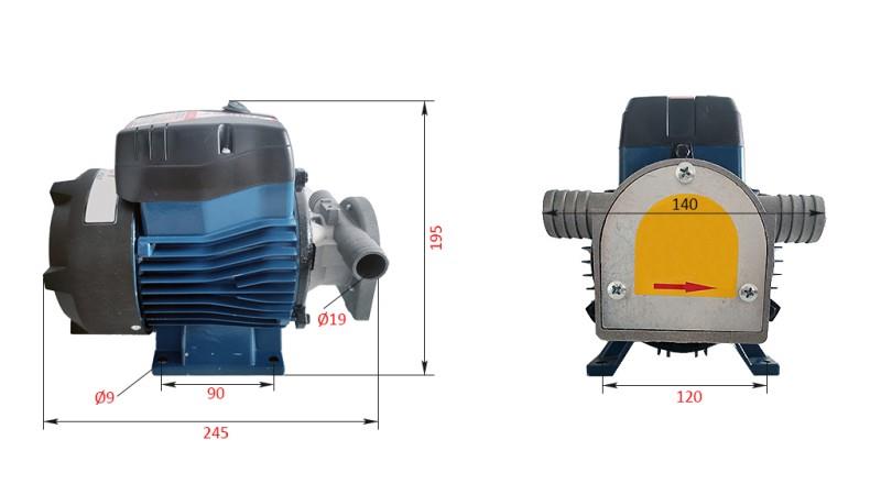 BOMBA ELÉTRICA 230V AC -1- 50 lit/min (3000 l/h)