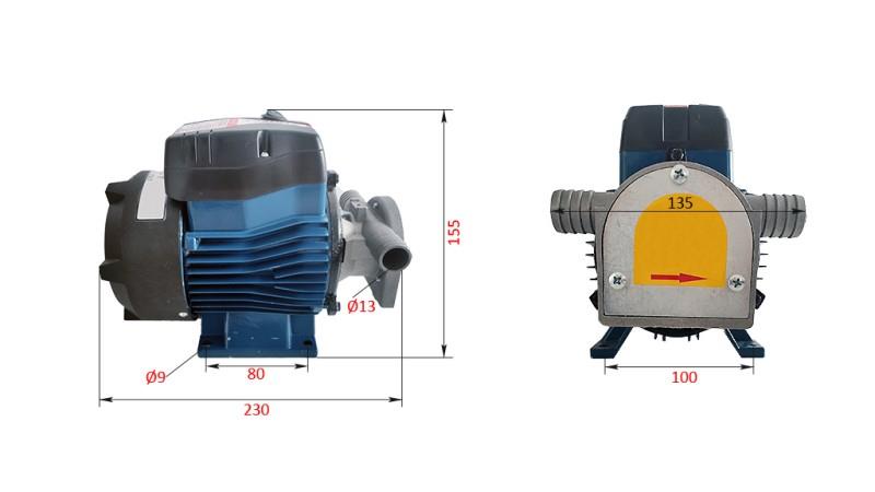 BOMBA ELÉTRICA 230V AC -3/4- 25 lit/min (1500 l/h)