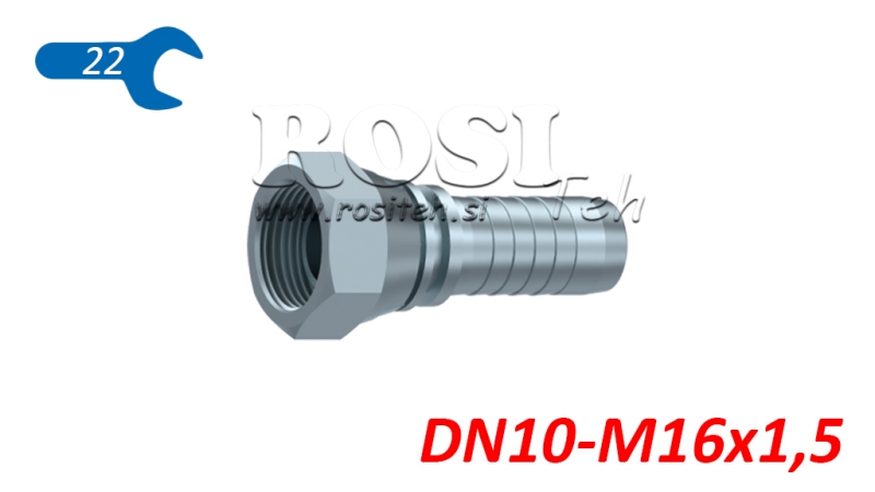 HIDRAVLIČNI PRIKLJUČEK BSP ŽENSKI DN10-M16x1,5