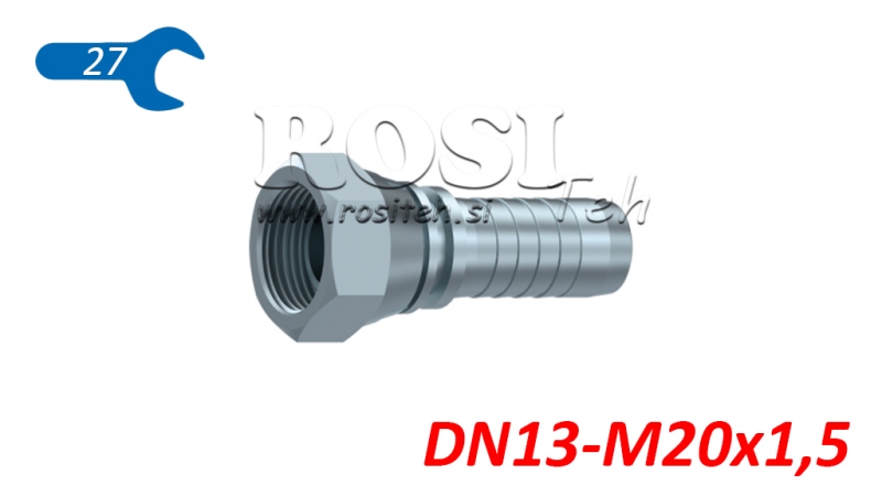 HIDRAVLIČNI PRIKLJUČEK BSP ŽENSKI DN13-M20x1,5