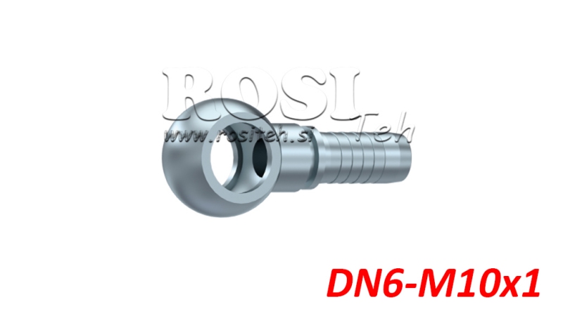 CONEXÃO HIDRÁULICA RNM OLHO DN6-M10X1