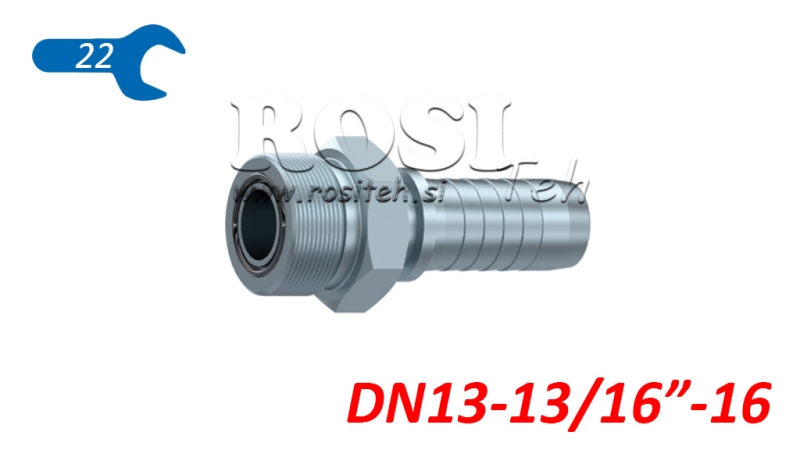 HIDRAVLIČNI PRIKLJUČEK AGORFS MOŠKI DN13-13/16-16