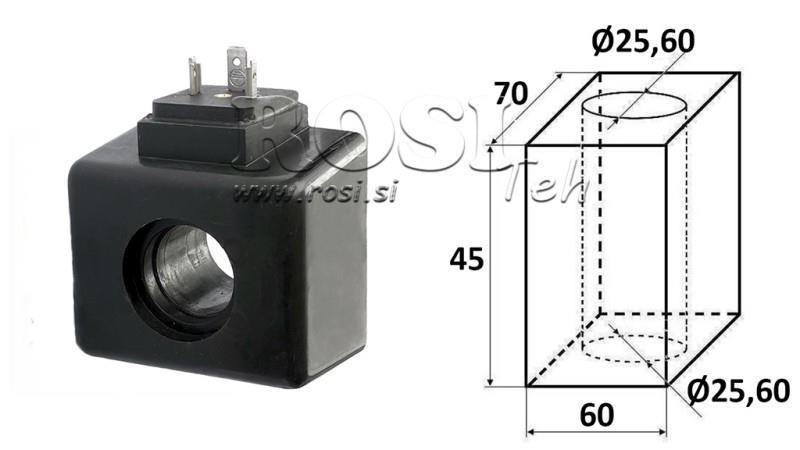 BOBINA ELETROMAGNÉTICA 230VAC - DS5 - fi 25.6mm-45mm