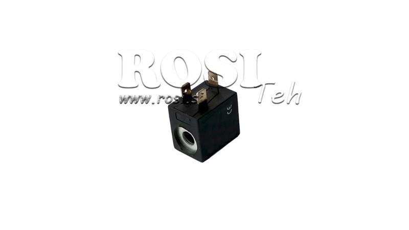 BOBINA ELETROMAGNÉTICA 12VDC PARA VÁLVULA - fi 8mm-23,5mm 2,8W