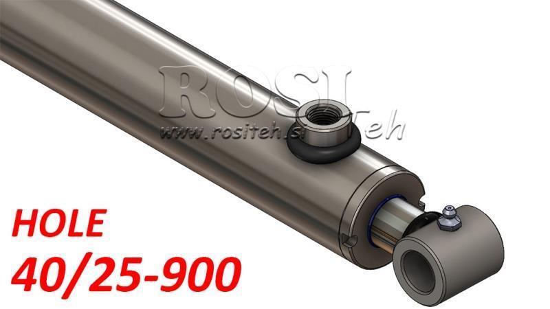 cilindro hidráulico furo 40-25-900