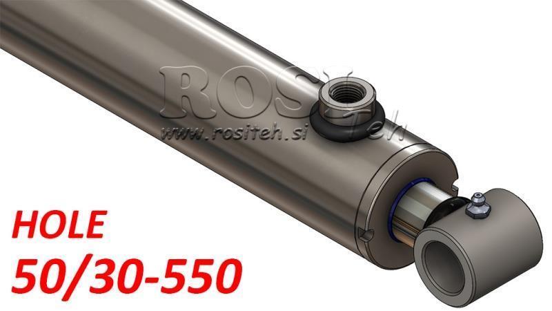 cilindro hidráulico furo 50-30-550