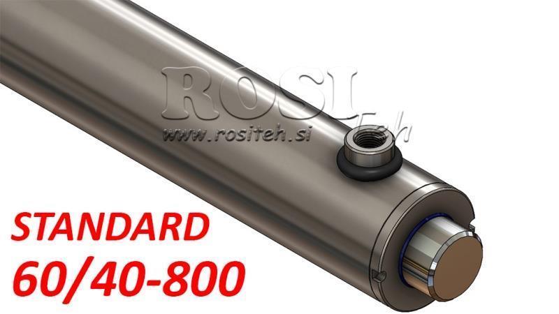 CILINDRO HIDRÁULICO PADRÃO 60/40-800