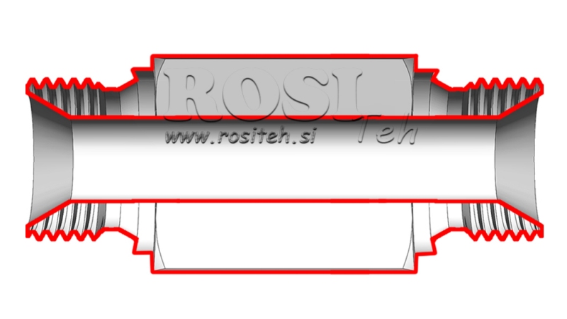 HIDRAVLIČNI ADAPTER MOŠKI-MOŠKI 1/4