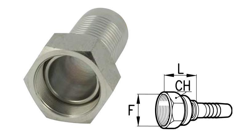 CONECTOR FEMEA BSP HIDRÁULICO DN16-3/4