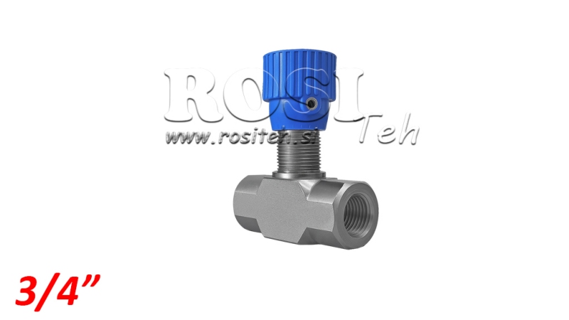 Regulador de fluxo VRFB bidirecional 3/4